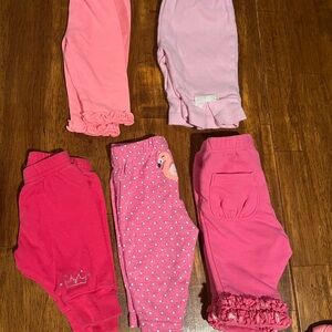 Set of Pink Baby Pants